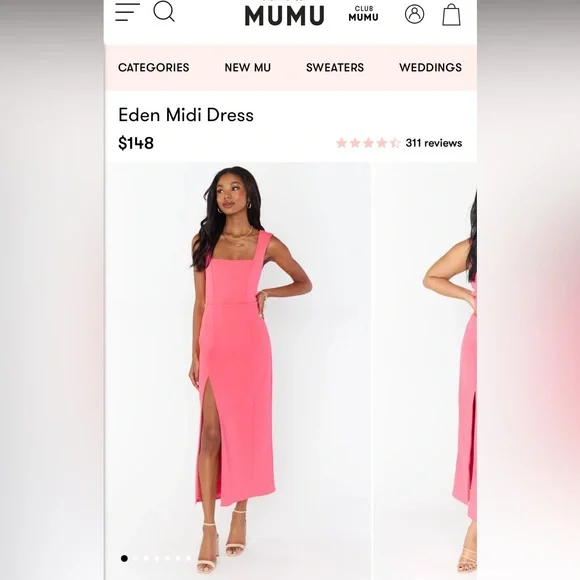 midi smocked dress women's Celebration Smocked Midi Dress Red – Pink Palm Tampa